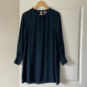 Long sleeve mini dress